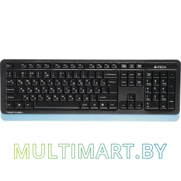 Комплект клавиатура + мышь A4Tech Fstyler FG1035 (черный/синий) картинка 6